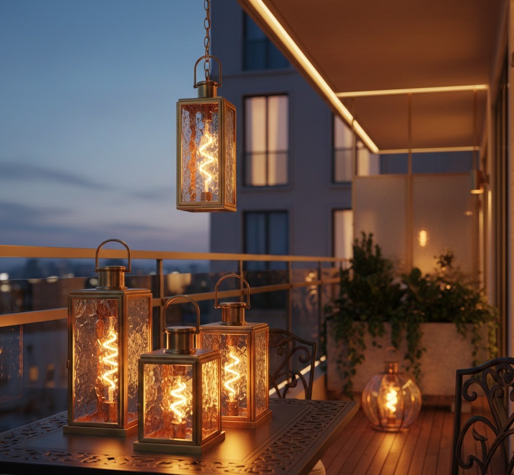 Balkon setup voorbeeld