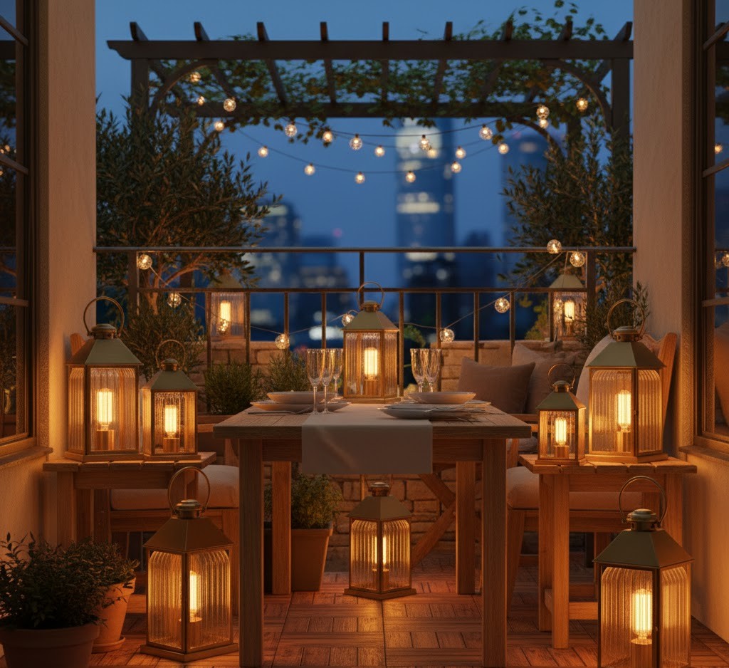 Terras verlichting inspiratie
