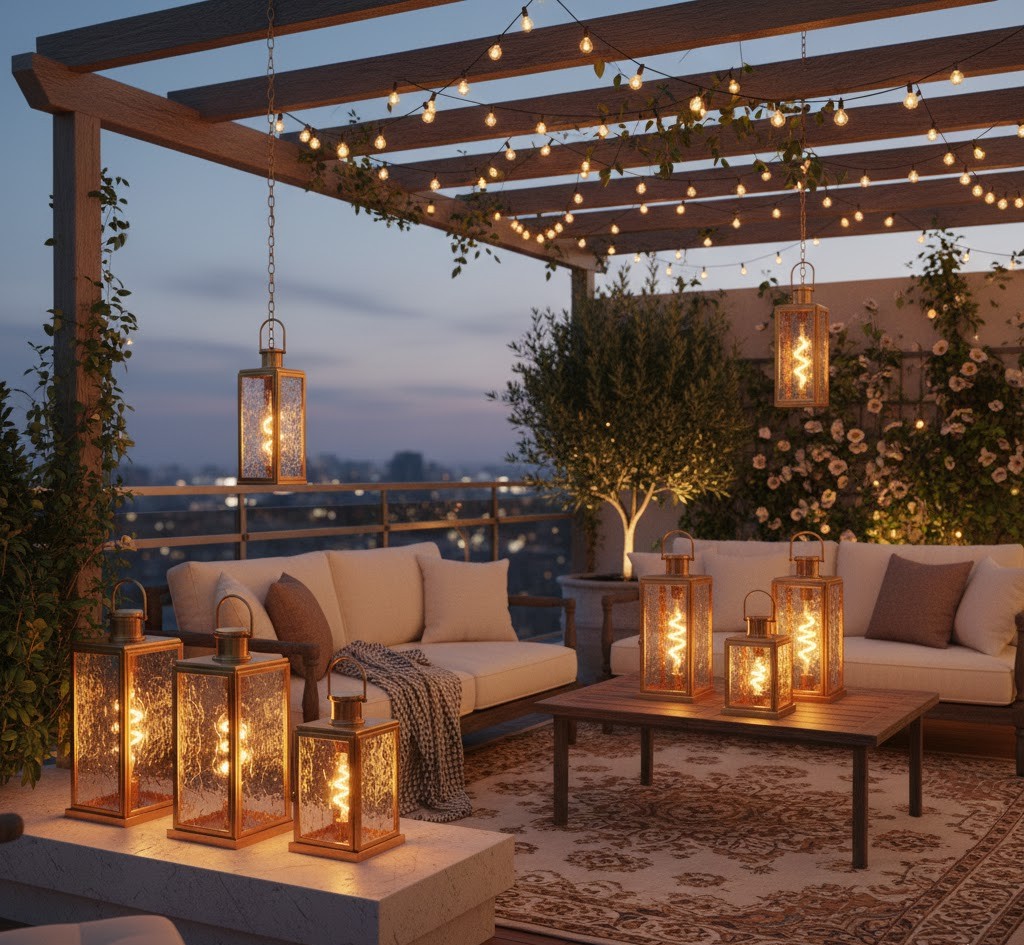 Terras sfeer verlichting